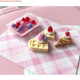 DIY Cute Mini Fruit Theme Treats Silicone Mold Handmade Food Crafts Strawberry and Blueberry Shaped Mould Cake Decorating Tool