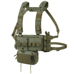 KRYDEX Tactical MK3 MK4 Chest Rig Hunting Lightweight Modular Vest with Micro Chassis SACK Pouch 5.56 7.62 M4 AK Magazine Pouch
