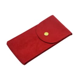 Portable Watch Bag Gift Shock-proof Press Button Short Velvet Snap Design Jewelry Box Watch Packing Pouch