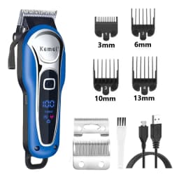 Kemei Hair Clipper for Man KM-1995 Professional Precision Adjustment Cordless Hair Trimmer Rechargeable Haircut Machine