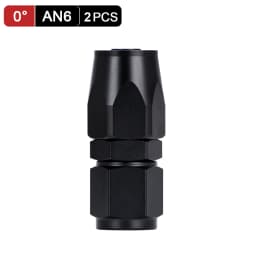 AN6 AN8 AN10 Straight 45 90 180 Degree Oil Fuel Swivel Hose End Fitting Oil Hose End Adaptor Kit Black