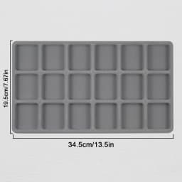 Flocked Bead Board Bracelet Necklace Beading Organizer Tray Design Measuring Tool for DIY Jewelry Making Craft Accessories