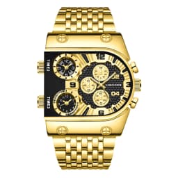 New men's quartz men's business handsome watch suitable for daily wear and holiday gifts in multiple time zones