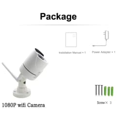 Bullet Camera WIFI Outdoor CCTV Security Video Surveillance Waterproof Wireless Infrared Home Audio IP Cameras Onvif Camhipro