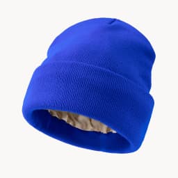 Unisex Satin Lined Knitting Beanie Hat For Women Mens Winter Silky Lining Warm Cuffed Skullies 2Layer Hair Cover Y2K HipHop Cap