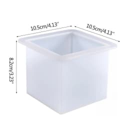 R3MC Cube Specimen Tabletop Ornaments Epoxy Resin Mold Handmade Home Decoration Silicone Mould DIY Crafts Candle Plaster Mold