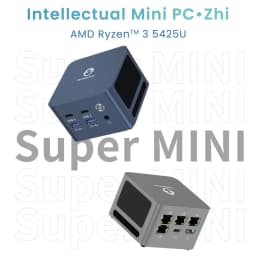 Genmachine Mini PC AMD Ryzen 3 5425U 4.1Ghz 15W Windows 11 LPDDR4X 4266Mhz Desktop Diy Gaming Computer WiFi6E BT5.2 Gaming Pc