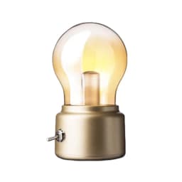 Vintage Retro Bulb Lamp LED Night Light Old Fashion USB Rechargeable Desk Table Lamp Bedside Lamp With Switch ON/OFF Best Gift