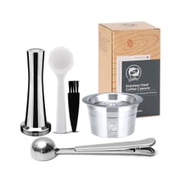 Reusable Capsule For 3 Hearts Modo Lov Tchibo Cafissimo K fee Caffitaly Classic Coffee Maker Refillable Filters Pod Accessories