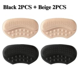 4PCS Soft Heel Grips for High Heels Anti-Chafing Cushion Pads Pain Relief Comfortable Shoe Inserts Heel Protectors