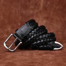 3.5CM Cowhide High Quality Genuine Leather Belts for Men Women Hand Woven Belt Strap Male Pin Buckle Jeans Cowboy Cintos Luxury
