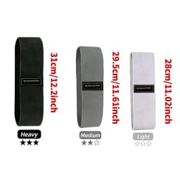 Basic Fabric Resistance Bands, Hip Glute Thigh Workout Loop Bands for Squats Yoga Gym Fitness