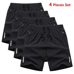 4 Pieces Quick Dry Men's Running Shorts Men Sports Jogging Fitness Male Jogger Workout Training Gym Sports Shorts Men Summer New