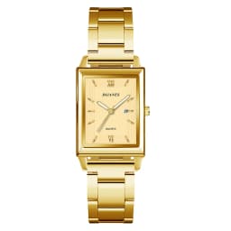 LANCARDO Analog Quartz Calendar Available Square Watch Bar Scale Detachable Strap Casual Fashion Men's and Women's Watchs