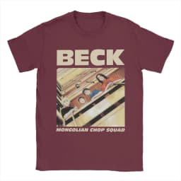 BECK Mongolian Chop Squad T Shirts for Men Cotton Fun T-Shirt Crewneck  Tee Shirt Short Sleeve Clothes Birthday Present