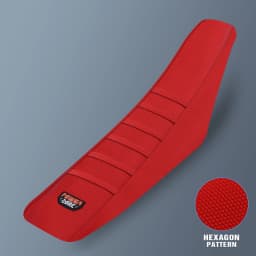 Sawrain Universal Pro Ribbed Rubber Seat Cover For KTM Honda YAMAHA Suzuki Enduro Off-Road Motocross Gripper Seat Cushions
