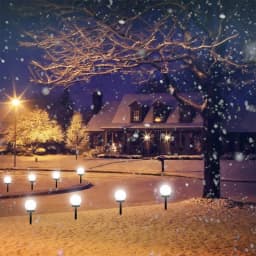 3-12Pack Solar Powered LED Bulb Lamp Energy Light Waterproof Outdoor Garden Decoration Ball Lights Lawn Yard Pathway Lamp