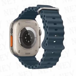 Ocean Band for Apple Watch Ultra 2 49mm 44mm 45mm 42mm 38/40/41mm silicone bracelet correa iwatch series 9 8 7 se 6 5 4 3 strap