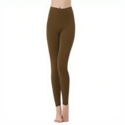 Women Solid Underwear Thermal Leggings Female Comfortable High Waist Home Trousers Lady Classic Daily Slim Fit Pants