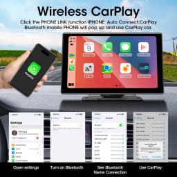 7/10 inch Carplay Car Smart Screen Multimedia Video player Wireless Carplay Android Auto Car Radio for Apple Android Stereo
