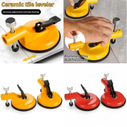 1/2pcs Aluminum Alloy Wall Tile Leveler Suction Cup Large Plate Marble Leveling Splicer Hand Tools For Home Improvement 2026