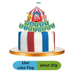 Cartoon clow Theme Baby Shower Toy Gift Disposable Napkins Plate Cups Digital Balloon Banner Children Birthday Party Decorations