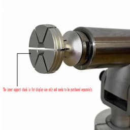 Precision angle grinding and circular brushing for watch case backs - Watch Repair Tool Turret Holder