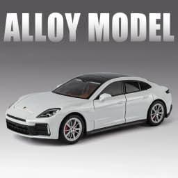 1:32 Cayennes Turbo SUV Panamera Alloy Car Model Diecasts Metal Toy Vehicles Car Model Simulation Sound and Light Childrens Gift