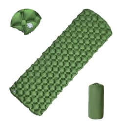 Camping Inflatable Mattress In Tent Folding Camp Bed Sleeping Pad Picnic Blanket Travel Air Mat Camping Equipment