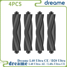 Dreame L40 Ultra AE / L40 Ultra CE / L10s Ultra CE / D20 Ultra Parts, Main Brush, Edge Brush, Cloth, Dust Bag, Filter Screen
