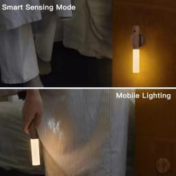 Auto LED Night Light Magnetic Multifunctional Smart Motion Sensor USB Rechargeable TYPE-C Wireless Closet Wardrobe Lamp