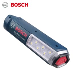 BOSCH GLI 120-LI Cordless Work Light 12V Handheld Portable Rechargeable LED Flashlight Adjustable Lamp Rotatable Hook