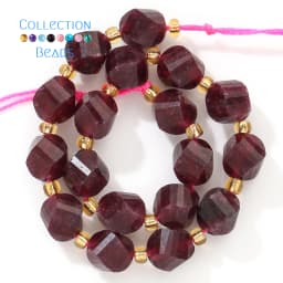 6 8 10mm Natural Stone Beads Garnet Jade Faceted Round Beads Loose Beads for Jewelry Making Diy Beading Accessory