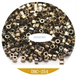 Japanese Miyuki Seed Beads Dbc11/0  Section Delica Beads 1.6mm Metallic 20 Colors 5G Pack for Jewelry Making
