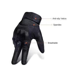 Men's Full Finger Tactical Gloves Touchscreen Compatible Hard Knuckle Protection for Airsoft Paintball Military Motorcycle