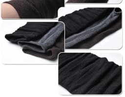 Women's Fingerless Gloves, Elastic Knitted Winter Arm Warmers Thumb Hole Gloves