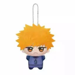 New Anime Blue Lock Hiori You Isagi Yoichi Cosplay Plush Doll Fluffy Maumet Pendant Puppet Keychain Keyring Charm Custom Gifts