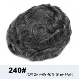0.03 Ultra Thin Skin Toupee Undetectable Men's Capillary Prosthesis Realistic Wig Man Human Hair Microskin Hair System For Man