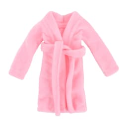 Doll Clothes Bathrobe Mulitcolor Robe Plush Solid/Leopard Dress For 11.8inch 30Cm Accessories Baby Girl's Holiday Gifts