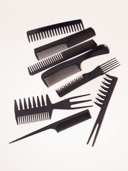 8 Piece Styling Hair Comb anti Static Ponytail Comb Makeup Comb Hair Clipper Accessories Hair Comb Special for Real Hair Wigs