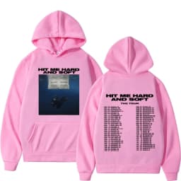 Hit Me Hard and Soft Tour 2024 Hoodies Men Women Fashion Hip Hop Hooded Sweatshirts Casual Loose Long Sleeve Pullover Streetwear