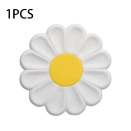 1pcs Daisy Silicone Trivets Mats - Heat Resistant, Non-Slip Kitchen Pads for Pots, Pans & Dishes - Perfect Christmas & Halloween