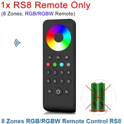 Skydance RS1 RS2 RS3 RS4 RS6 RS8 RS9 RS10 1 2 4 8 Zones RF Remote Controller for Single Color CCT RGB RGBW RGB+CCT RF Controller