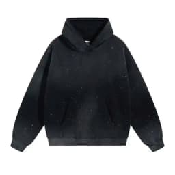 IEFB Spring New Trendy Sets Washed Sweatshirt Sweatpants Splash-ink Spray Dye Velvet Hoodies Autumn Male Wear Menwear 9W125