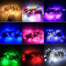 220V Christmas New Year LED String Lights 10M 20M Garland Outdoor Wedding Party Festoon Fairy Decoration Lamp