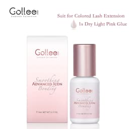 Gollee 0.5-1s Dry Lash Glue Matte Lash Adhesive Primer Eyelash Extensions Long Lasting 6-8 Weeks Primer Glue Oil Proof Supplies