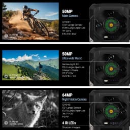 Ulefone Armor 33 Pro 5G Rugged Phone Smartphone Android 14 32GB+512GB 25500mAh Night Camera 64MP NFC Loud Speaker