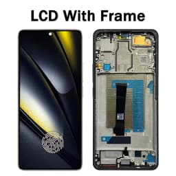 6.67" New AMOLED for Xiaomi Poco F6 LCD 24069PC21G Display Touch Screen Digitizer Assembly for Xiaomi Poco F6 LCD Frame