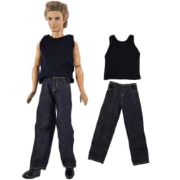 1 Set Doll Clothes Corduroy Outfit for 12 inch Ken Doll Many Style for Choice