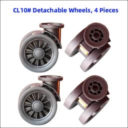 Universal Wheel Luggage Tool Box Wheel Bag Accessories Travel Suitcase Foot Wheel Luggage Carryon Spinner Wheel Removal